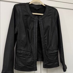 White House Black Market Black coated Jacket